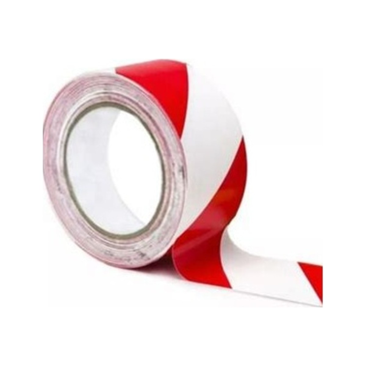 Cinta de peligro roja y blanca 8 cm x 200 m