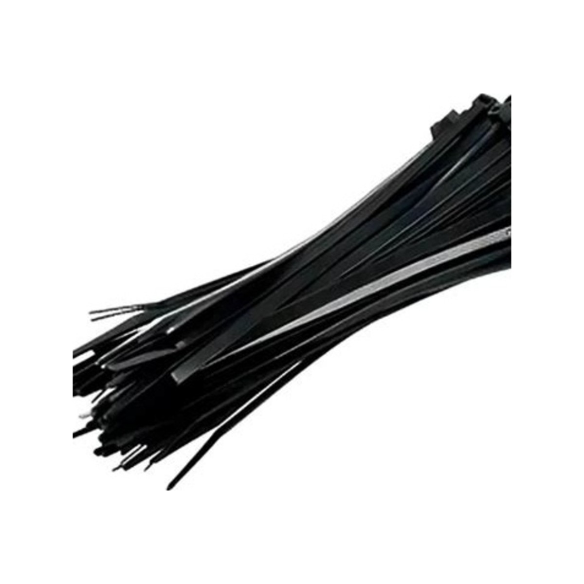 Precintos de nylon negros 4,8 x 200 mm (bolsa x 100)